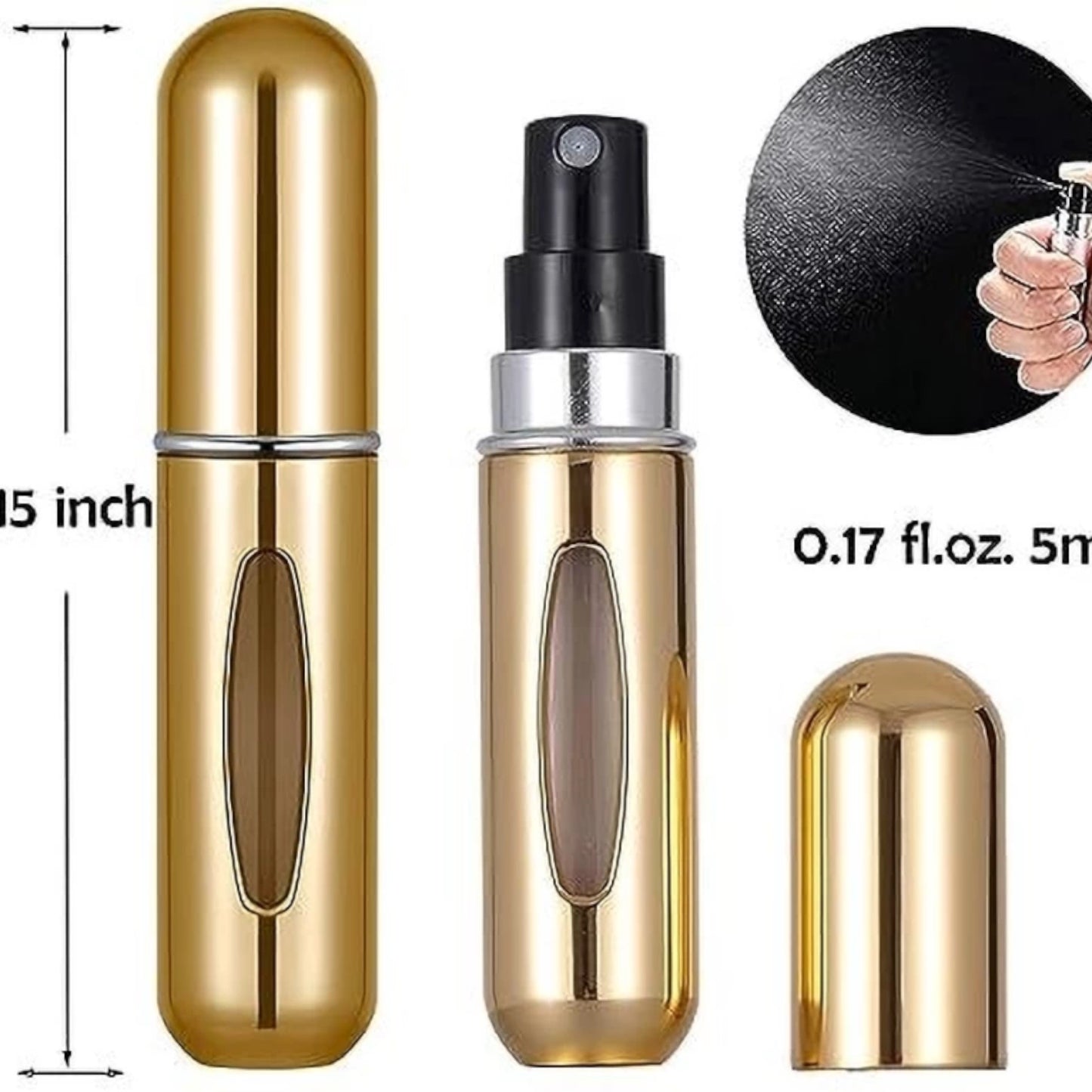 Mini Dispensador de Perfume Recargable x2uds