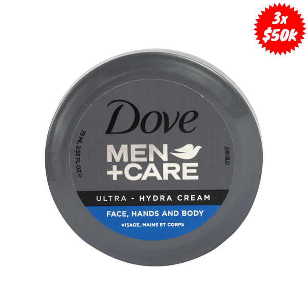 Crema Humectante Dove para Hombre x75ml