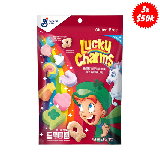 Cereal Lucky Charms Gluten Free x3.1oz