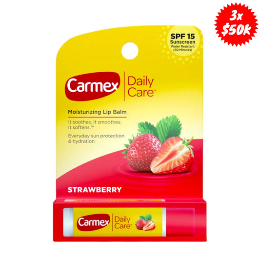Carmex en barra de fresa para los Labios con SPF15