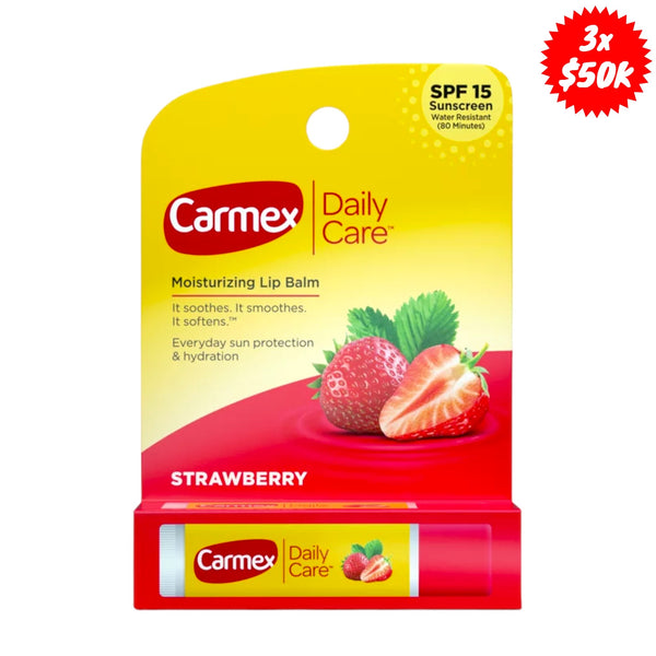 PRE ORDER-Carmex en barra de fresa para los Labios con SPF15