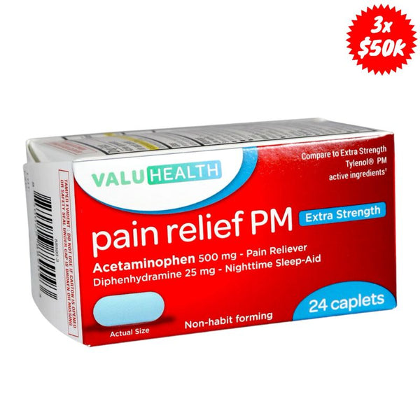 Acetaminofen PM (para la noche) x24uds