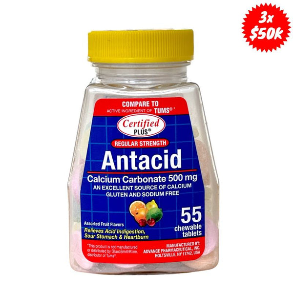 Antiacido Masticable con Calcio x55uds