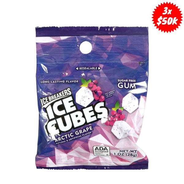 Chicles Ice Breakers Arctic Grape SUGAR FREE x1oz