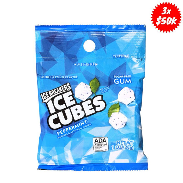 Chicles Ice Breakers Peppermint SUGAR FREE x1oz